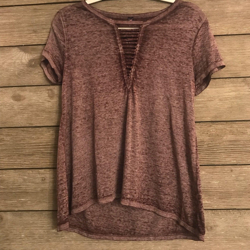 Maroon Betsy Johnson top